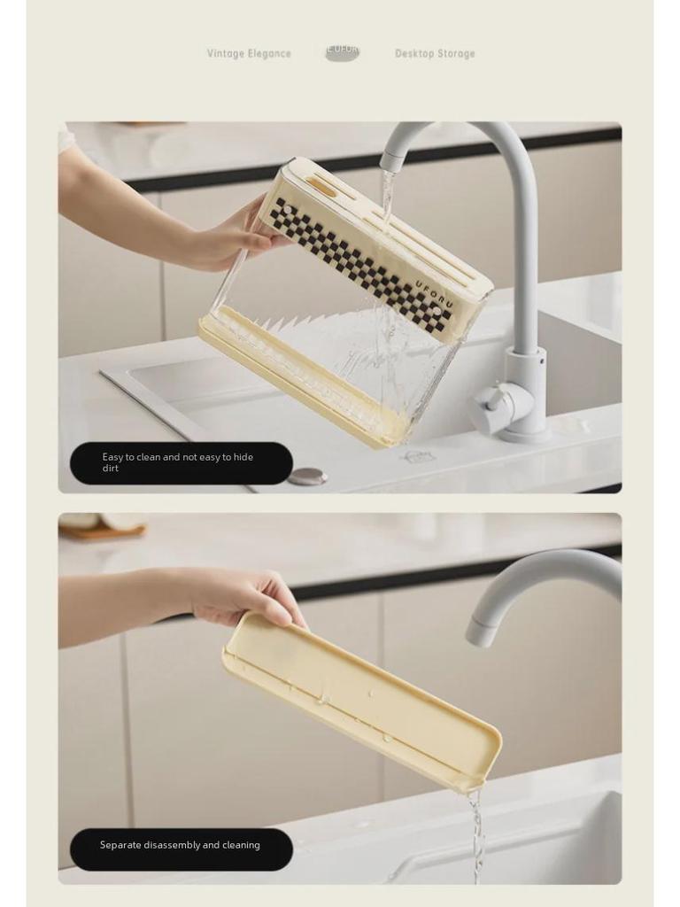 Настенная стойка для хранения ножей, пластиковый слив без проколов для кухни