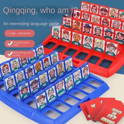 Настольная игра «Угадай, кто я» Игрушечные карты Люди Повязка на голову Логические рассуждения Головоломка для мышления Ребенок Взаимодействие родителей и детей