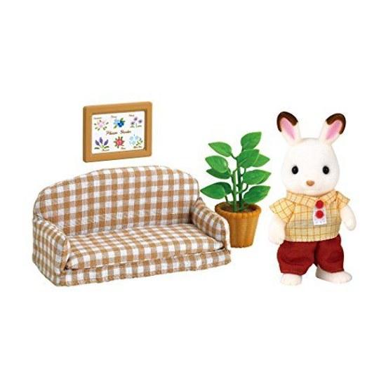 Sylvanian Families Doll Furniture Set Chocolat Rabbit FatherFurniture DF-07 ST Mark Certified 3 years older Toy Dollhouse EPOCH