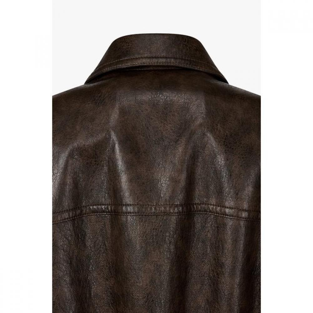Studio Tomboy Oversized Leather Jumper 91f6161771