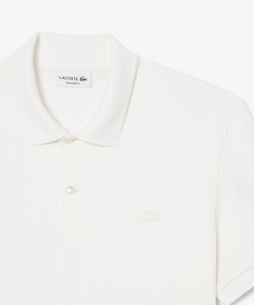 Мужская футболка-поло LACOSTE с коротким рукавом и рубчатой вязкой Dh2195-56G 70V