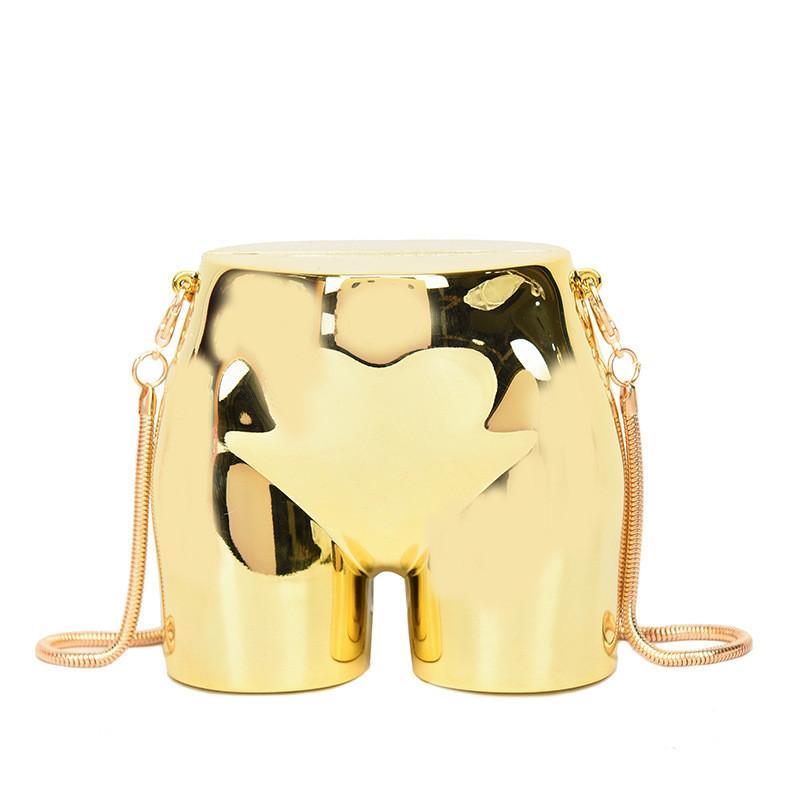 Маленькая круглая сумка на акриловой цепочке с полиэстеровой подкладкой для повседневного использования и праздничных нарядов