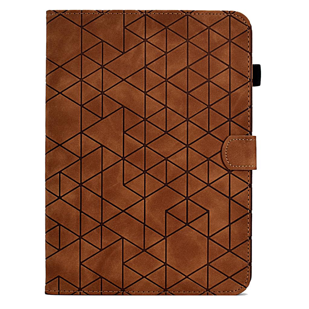 A9 For Amazon Fire HD 10 (2023) Case Card Slots Stand Rhombus Leather Tablet Cover