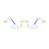 Fashion Anti-blue Light Far Sight Bifocal Spectacle Reading Glasses Eyewear Presbyopia Eyeglasses