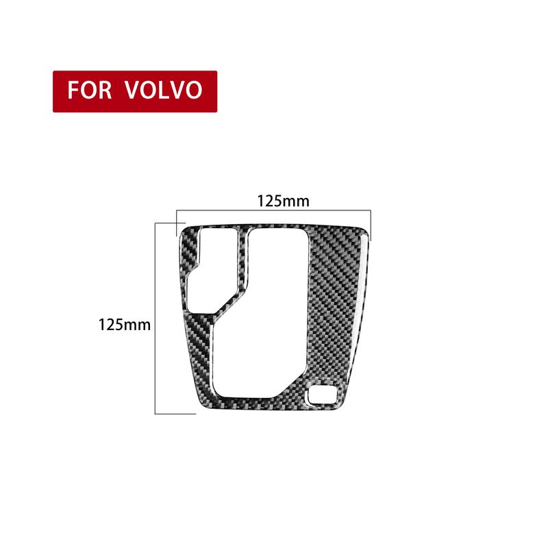 Для Volvo XC90 2003—2014 Автомобильные Аксессуары Панель Кнопки Центральной Коробки Передач из Углеродного Волокна Накладка на Салон Наклейка Модификация