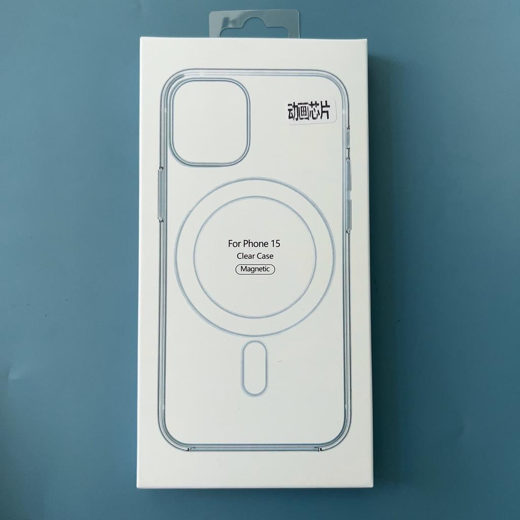 Подходит для iPhone16/14Pro Apple 15/13ProMAX прозрачный магнитный magsafe чехол для мобильного телефона персонализированный чехол