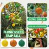 Sticky Fruit Fly Trapping Ball Sticky Fly Catching Ball Sticky Glue Fly Gnat Mosquito Flying Insect Trapping Ball Trap