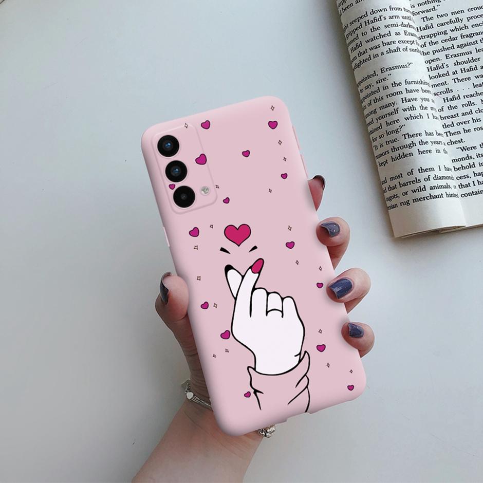Чехол для OPPO Realme GT Master Edition Чехол Новый Модный Конфетный Цвет Милый Мультяшный TPU Ударопрочный Корпус Телефона Coque Fundas
