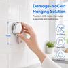 3 PCS Silver Suction Cup Hook ABS Towel Hook Convenient Robe Hook  Flat Smooth Surface