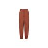High-Waisted Elastic Drawstring Jogger Knit Pants Women Bottoms Rust-Orange DQ5888-832