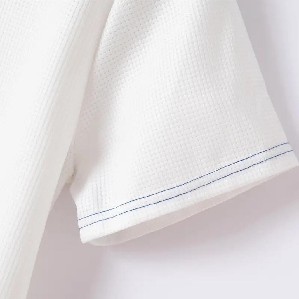 Мужская летняя дышащая рубашка с короткими рукавами и культурой отдыха