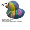Soft Duck Toy Rainbow Stress Relief Toy Slow Rise Colorful Decompression Squeeze Gradient Sensory Fidget Rebound