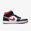 Jordan 1 Mid Gym Красный Черный Белый 554724-122