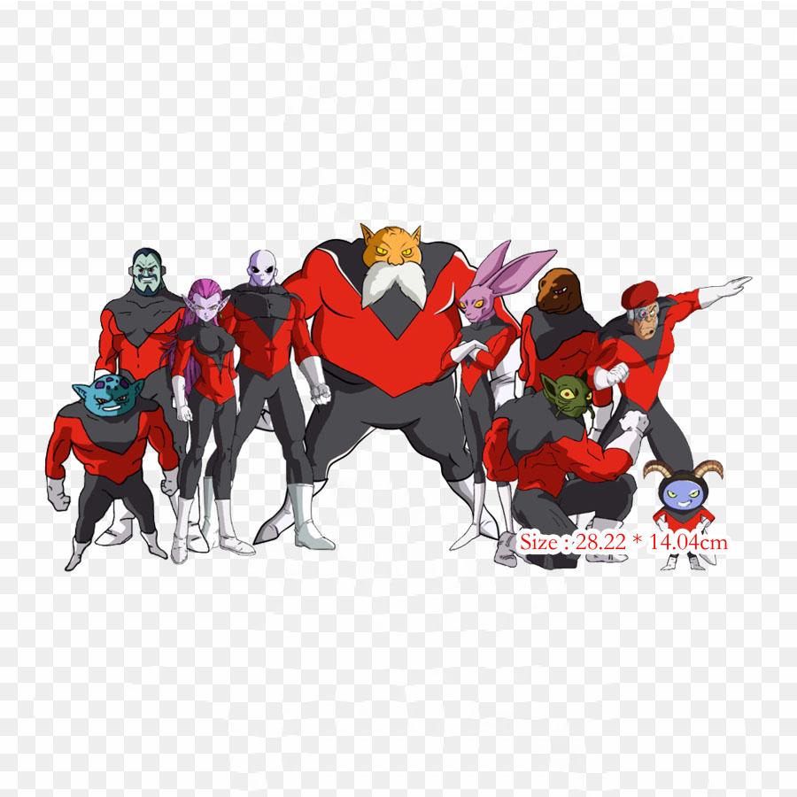 Patches For Clothes Bag Iron On Thermal Stickers Las Tropas Del Orgullo Goku Vegeta Pattern Washable Heat Transfer