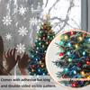 Christmas Tree Snowflake Wall Stickers New Year Window Glass Stickers Winter Festival Decals Christmas Decorations for Home 2025