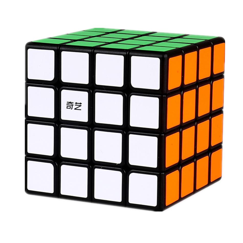 Кубик Рубика Qiyi 3x3 4x4 Черные наклейки Образовательная головоломка Игрушки Кубик Рубика Для Детей Подарок Ребенку Игрушка Cubo Magico