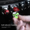 Силиконовые украшения для модели автомобиля, кнопка запуска и остановки, наклейка на кольцо, украшение для BMW MINI Cooper F56, наклейка, аксессуары для стайлинга