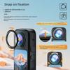 For Insta360 X6 Lens Protector 10H Tempered Glass Anti-Scratch Camera Lens Guard No Black Edge Snap-On Protective Cover