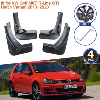4x для VW Golf MK7 R-Line GTI Hatch Variant 2013 ~ Брызговики для Volkswagen, брызговики, передние колеса, крыло