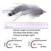 4Colors Big Articulated Streamer Fly Tying Fishing Lure 2Hooks Big Game Streamer Fly Metal Fish Mask Fly Fishing