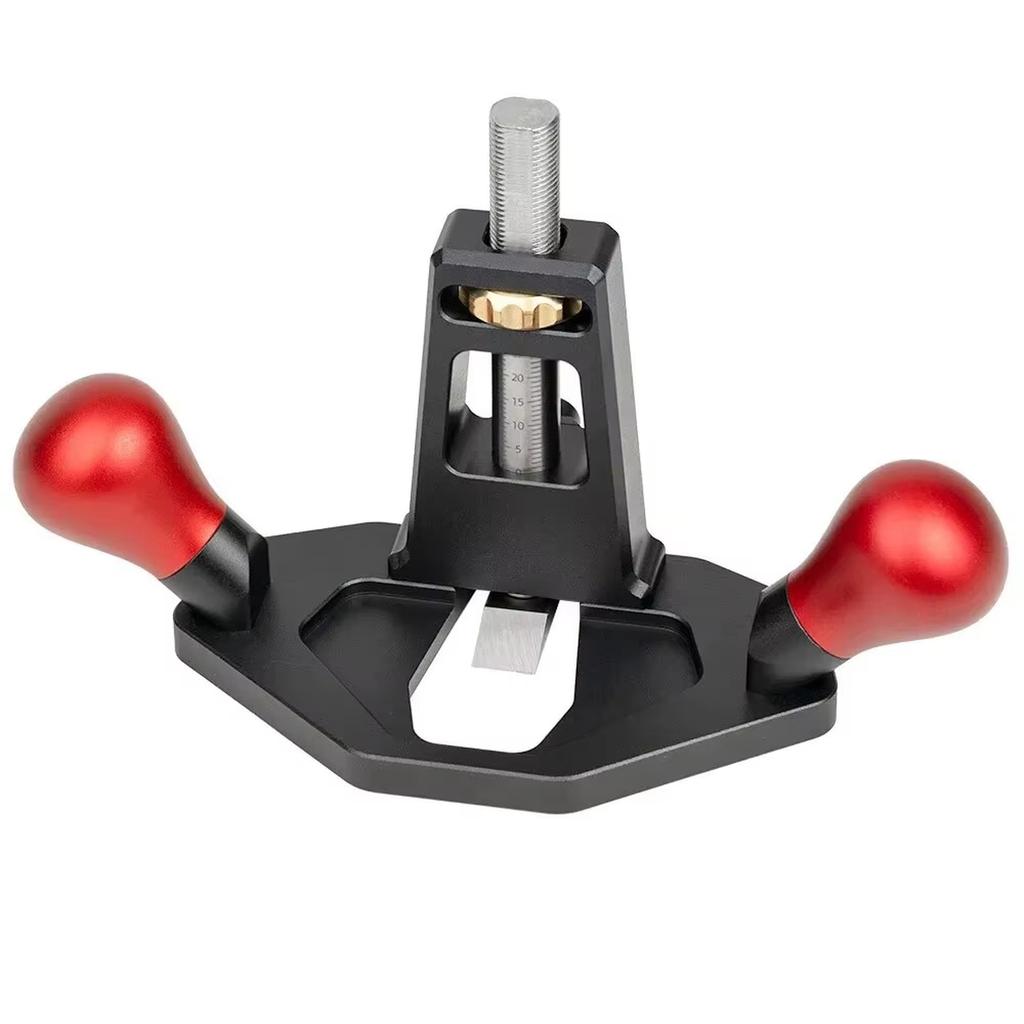 Рубанок-фрезер Удобный регулировочный винт-гайка Ручной фрезерный рубанок для фрезерования пазов, четвертей и уступов под прямым углом