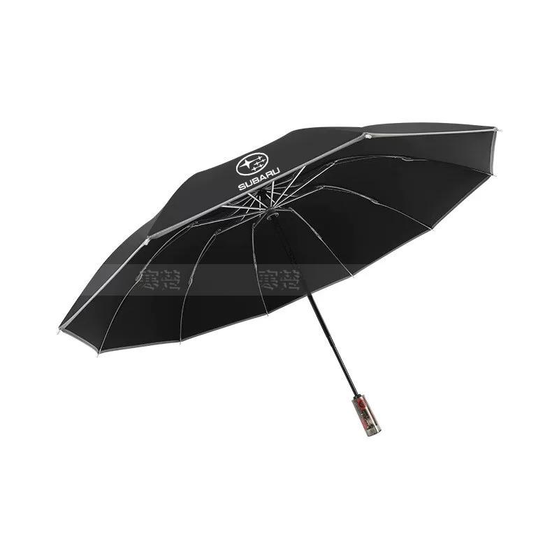 Car Fully Automatic Reflective Sun Umbrella Folding Sunshade For Subaru Outback Brz Wrx Xv Ascent Forester Impreza Legacy STI gyu9
