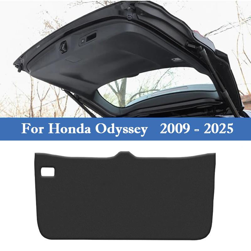 Для Honda Odyssey 2009-2026 Автомобильная накладка на дверь багажника от пинков Защитный коврик от царапин на заднюю дверь Вкладыш в багажник Аксессуары для интерьера
