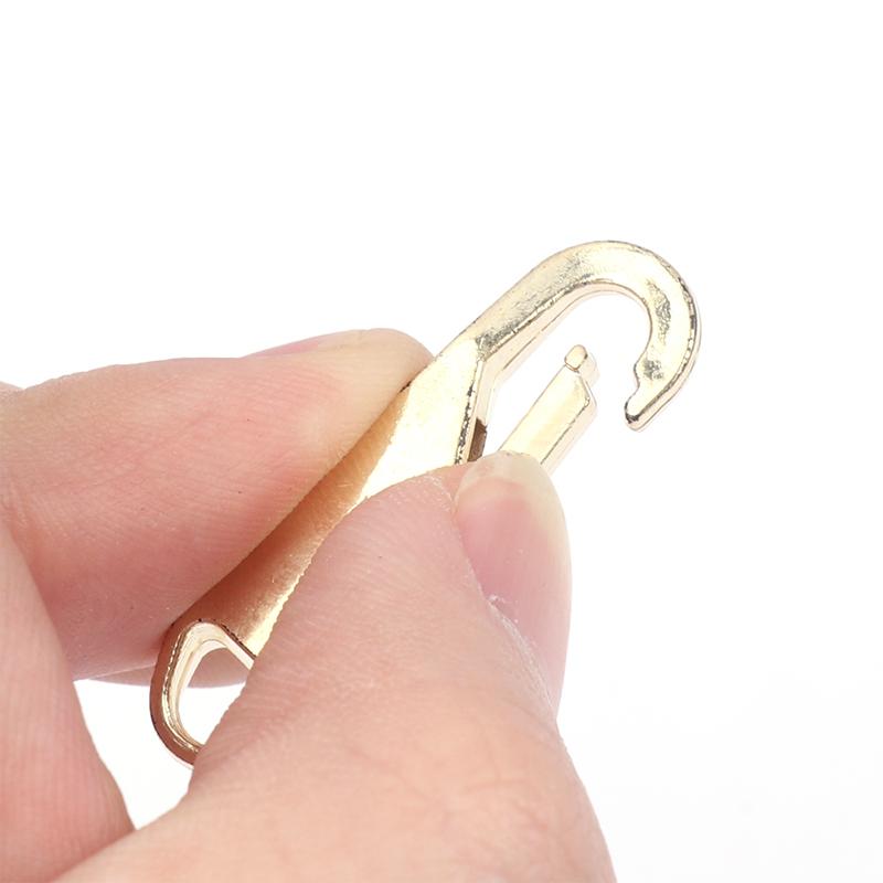 10 шт. универсальный съемный съемник молнии, металлические ремонтные комплекты для головки молнии, замена для сумки, сумки, ползунка на молнии для одежды