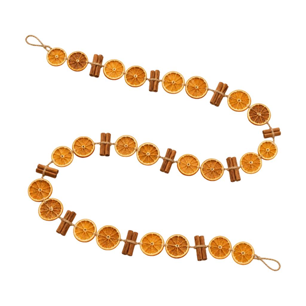 Christmas and Orange Ornament with Hanger, Holiday Hanging Decoration