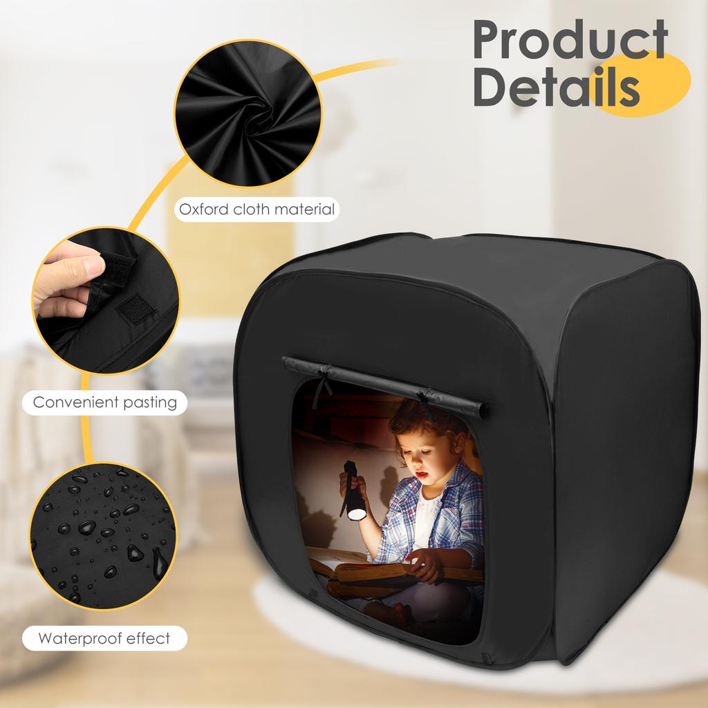 Сенсорная палатка, складная, выдвижная, портативная, из ткани Оксфорд, затемняющая, детская, для дома, для детей с аутизмом, помогает улучшить концентрацию внимания