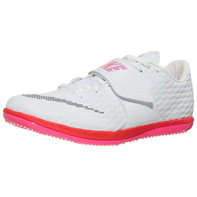 Nike Кроссовки унисекс High Jump Elite Rawdacious White Bright-Crimson Pink-Blast DM3077-100
