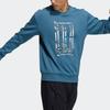 adidas Серия Wuji Логотип Wj Свитшот Мужская Униформа Синий H39290