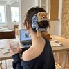 Hair Ring Plaid Scrunchies High Elasticity Hair Ties Personality Elastic Hair Bands  Kids