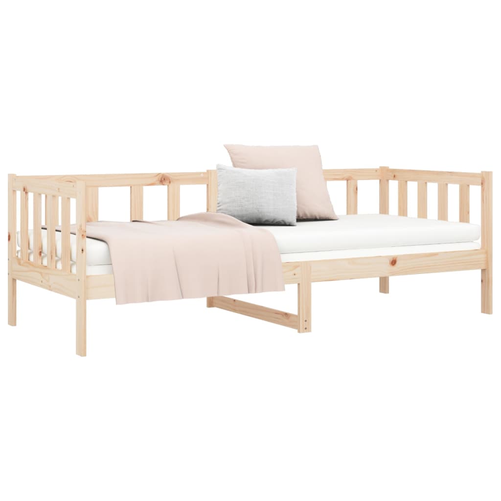 Daybed without Mattress 80 x 200 cm Solid Pine Wood