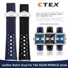 Для часов TAG Heuer Monaco Ремешок CAW211M 211P CAW211R 211T дышащий 22 мм Натуральная кожаный ремешок Мужской Складная пряжка Наручный ремешок