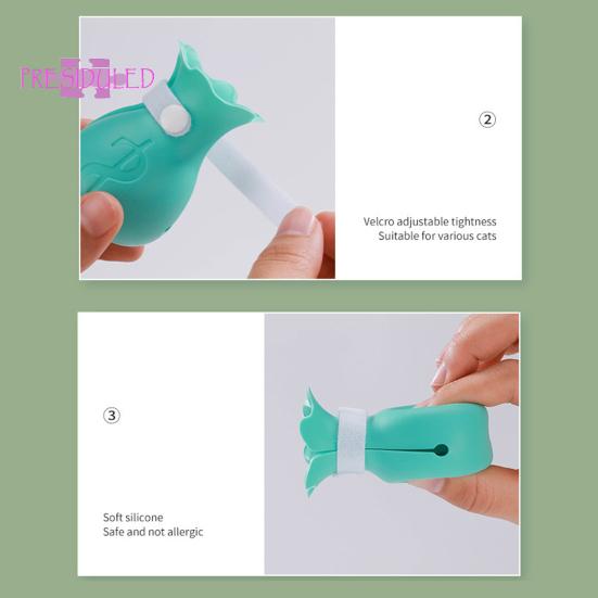 4 шт., чехол для ног кошки, защита от протечек, мягкие выпуклые точки, защита от царапин, силиконовая защита кошачьих лап, товары для домашних животных