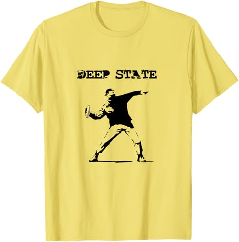 The Deep State Agent in Action Throwing Sandwiches TShirt Throwing Sandwich Revolution Y2k Design Graphic Tees Novelty Gifts