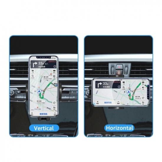 Upgraded ABS Slot Phone Holder Car Cell Phone Holder fits for Car Phone Mount