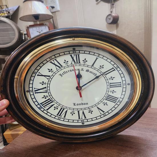 30.48 Cm Wood Wall Clock Nautical Home Decor