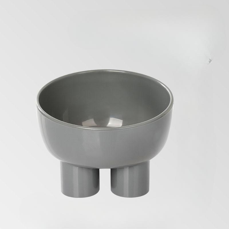 Высокая миска для кошек в скандинавском стиле с наклонной мультяшной защитой от опрокидывания, миска для домашних животных, миска для кошек и собак, миска для еды