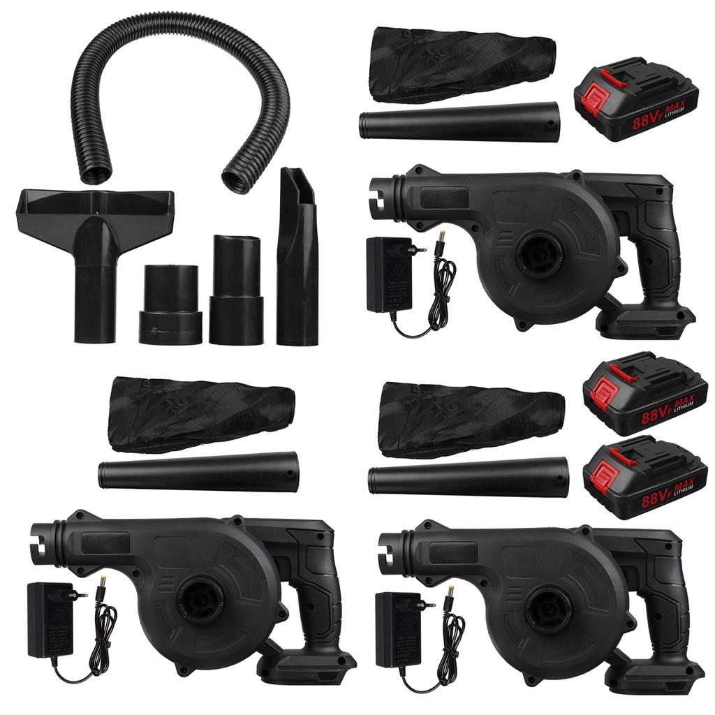 1000 Вт 2 в 1 беспроводной электрический воздуходувка для вакуумной очистки воздуходувка для выдувания и всасывания листьев пылесборник для батареи Makita 18 В