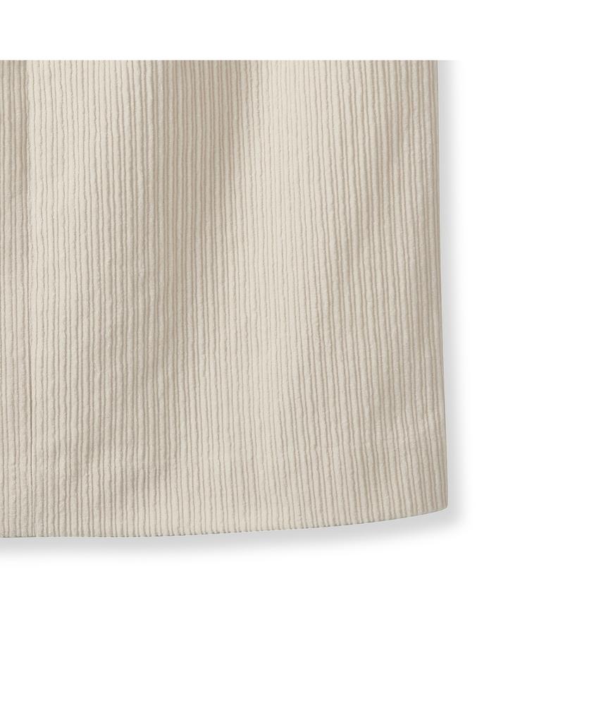 IOLO Women'S Corduroy Slit Skirt_Ivory