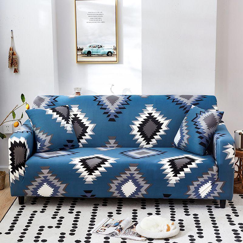Стильный и мягкий эластичный чехол для дивана в гостиную Funda Couch Case с отличной эластичностью