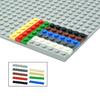50 шт. DIY Строительные блоки Тонкая пластина 1x6 точек Классические кирпичики Образовательные Креативные Размер Совместимый с 3666 Игрушки для детей