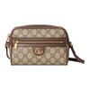 Сумка через плечо Ophidia с узором Monogram Double G, на молнии, из канвы с кожаной отделкой, Женские сумки, Бежево-коричневый, 772311-K9GSG-8367