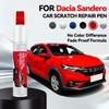 Ремонтный маркер для краски автомобиля Для Dacia Sandero 2008-2025 Аксессуары для ремонта царапин на краске Синий Зеленый Серый Красный Белый Серый Бежевый