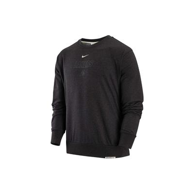 Nike Толстовка с круглым вырезом и длинными рукавами с принтом алфавита, мужские топы, черные DR2121-264