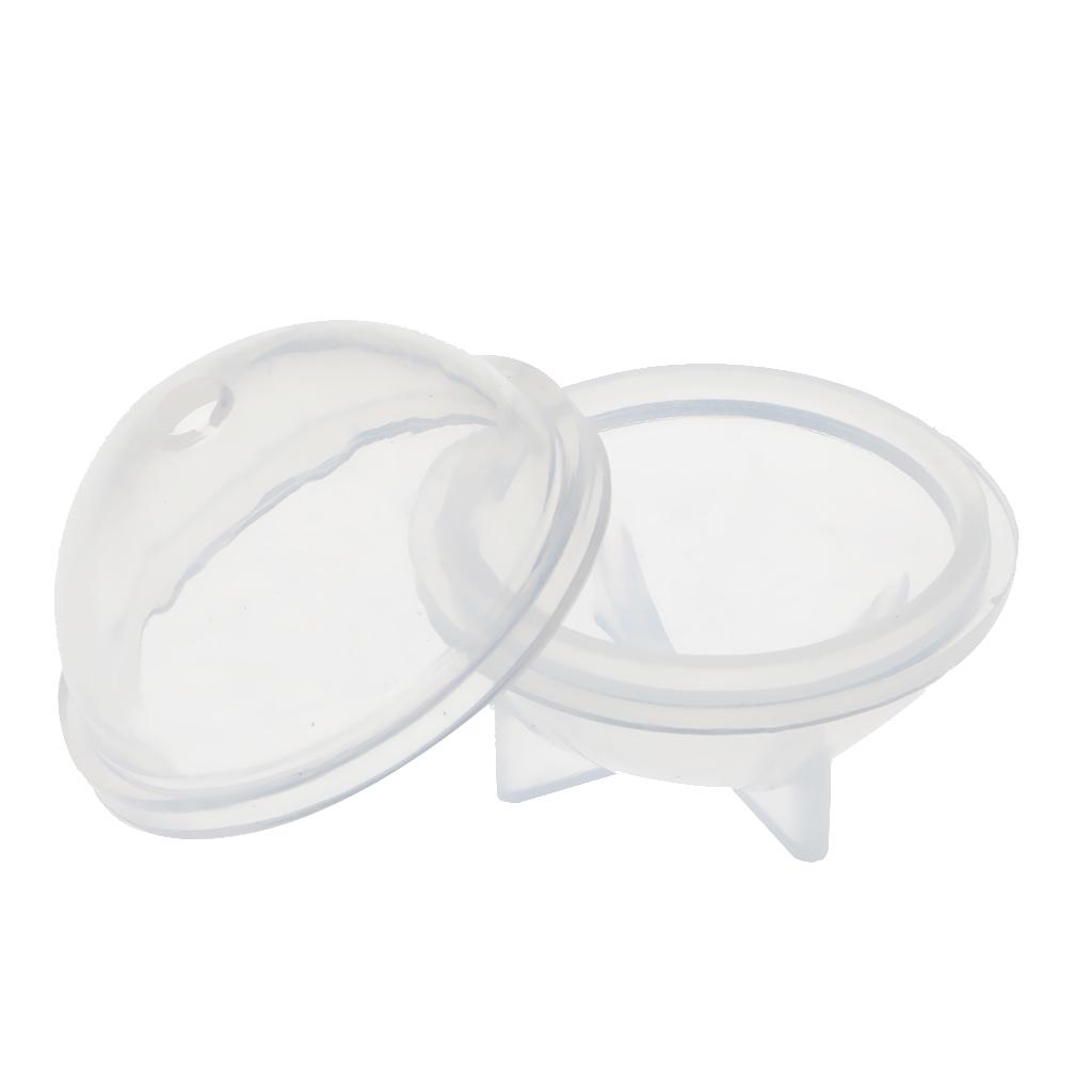 2 Pieces Sphere Ball Shape Silicone Mold Mould for Jewelry Making Craft 20mm