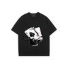 Playing Card Spades A Print Fashion Casual Oversized Cotton Tee Creativity Short Sleeve T-shirts Man Men's Cotton T-shirt Loose
