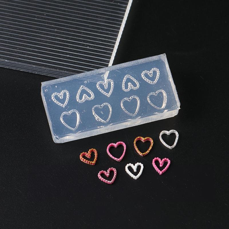 Мини Цветок Роза Форма Силиконовая Форма для Ногтей Штампинг Декорации для Ногтей DIY Дизайн Стереоскопический Маникюр Арт Инструмент